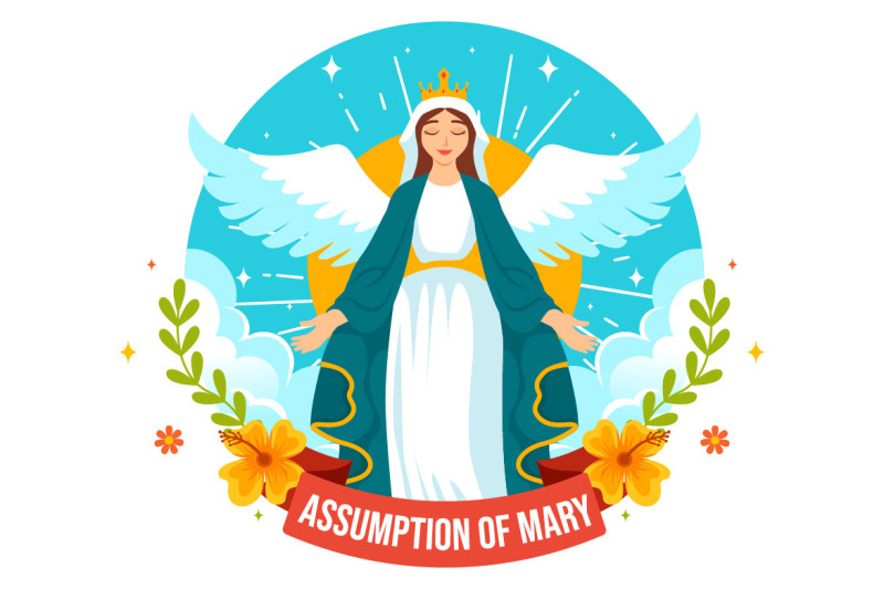 11-assumption-of-mary-illustration