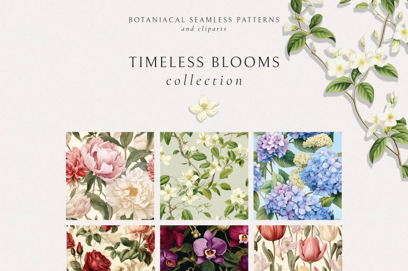 floral-seamless-patterns-cliparts