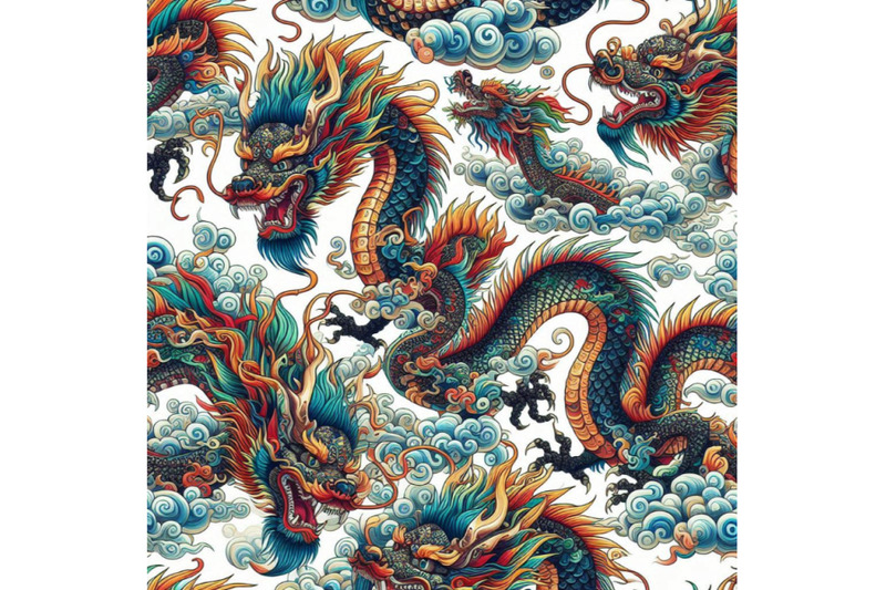 chinese-dragon-seamless-pattern-asian-dragon-illustration