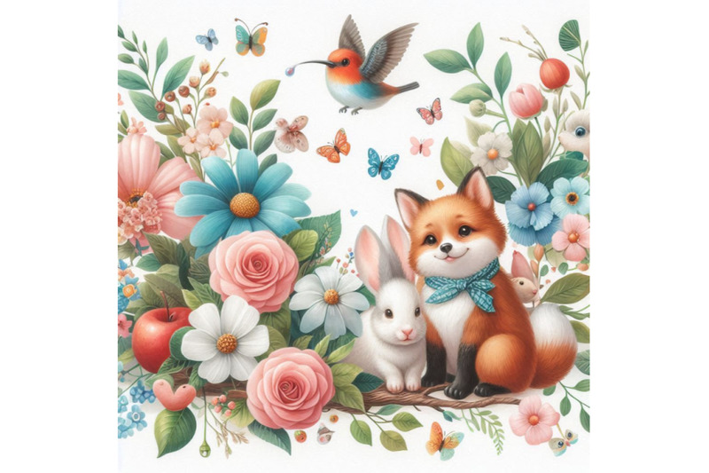 cute-floral-and-animal