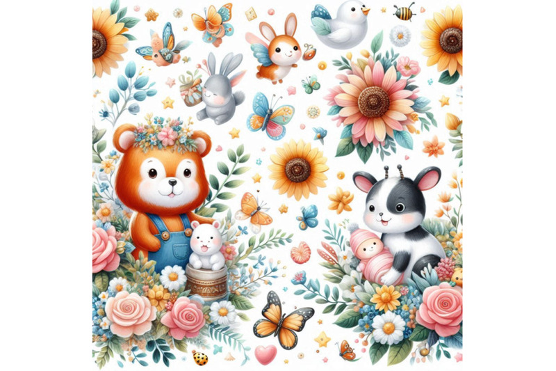 cute-floral-and-animal