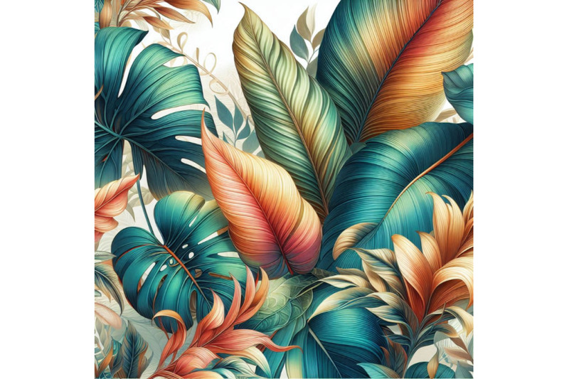 exotic-leaves-on-abstract-background