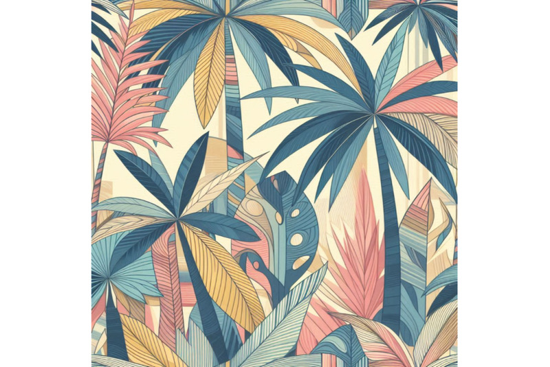 abstract-colorful-palm-trees-seamless-pattern