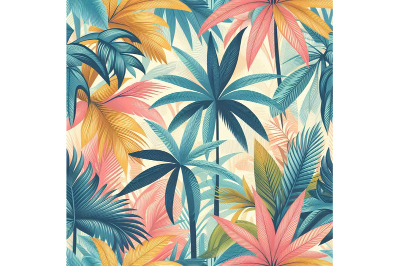 abstract-colorful-palm-trees-seamless-pattern