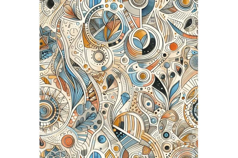 abstract-modern-seamless-pattern-watercolor-doodle-elemen