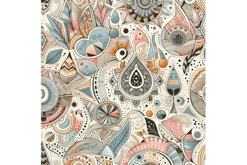 abstract-modern-seamless-pattern-watercolor-doodle-elemen