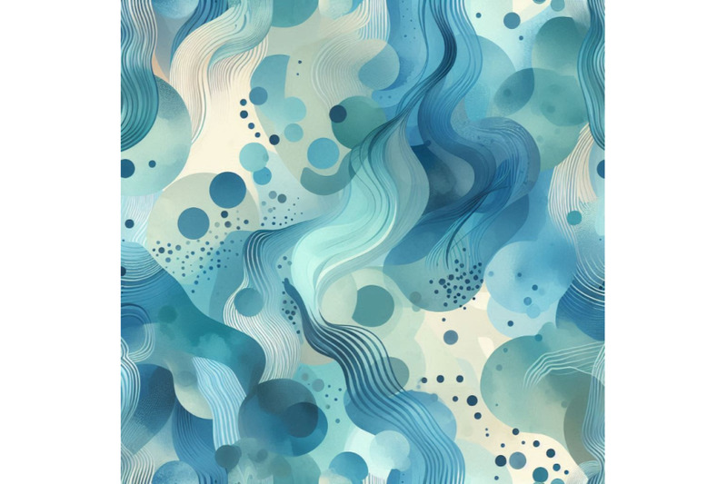 aqua-blue-abstract-brush-strokes-seamless-pattern-watercolo