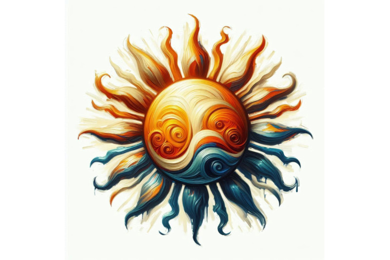 art-of-a-sun-logo-with-isolated-background