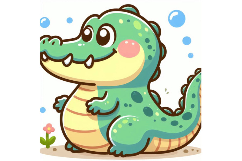 cartoon-crocodile