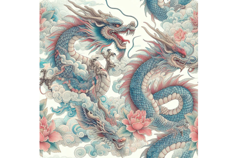 chinese-dragon-watercolor-seamless-pattern