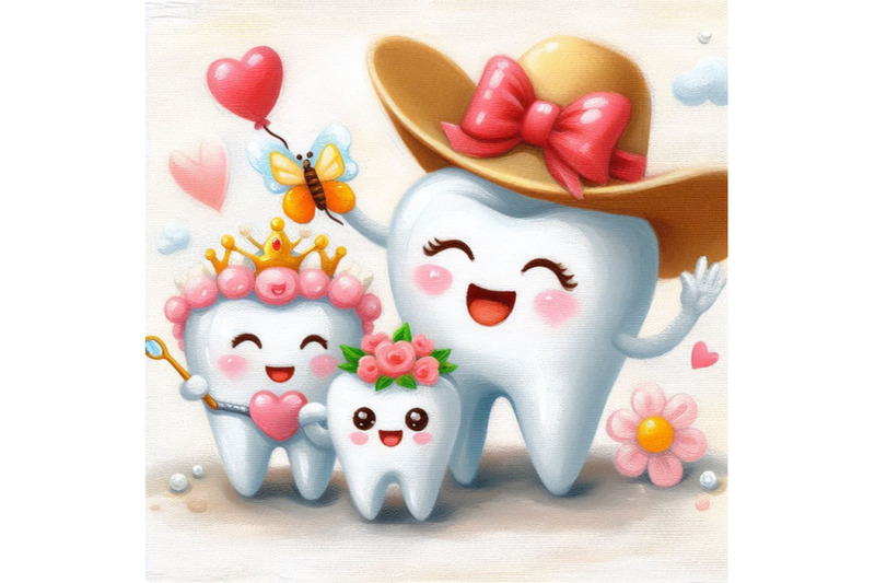 cute-cartoon-tooth-smile-happily-with-happy-mother-day