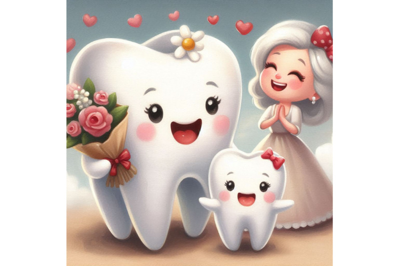 cute-cartoon-tooth-smile-happily-with-happy-mother-day