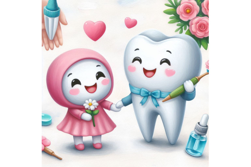 cute-cartoon-tooth-smile-happily-with-happy-mother-day