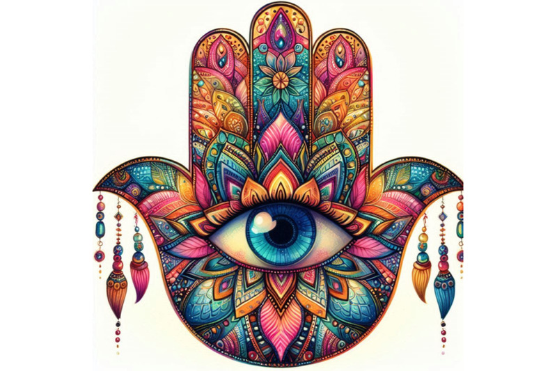 hamsa-hand-in-watercolor-protective-and-good-luck-amulet-in-i