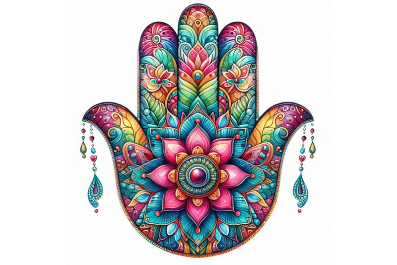 hamsa-hand-in-watercolor-protective-and-good-luck-amulet-in-i