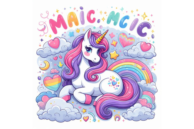 lovely-unicorn-in-cartoon-style-magic-lettering