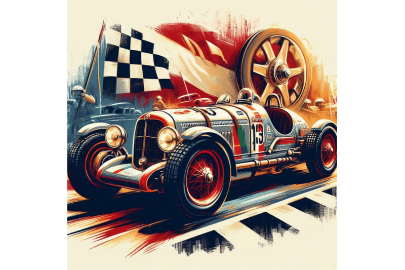 retro-race-car-vintage-vector-symbol