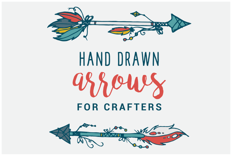 Hand Drawn Arrows for Crafters Easy Edited