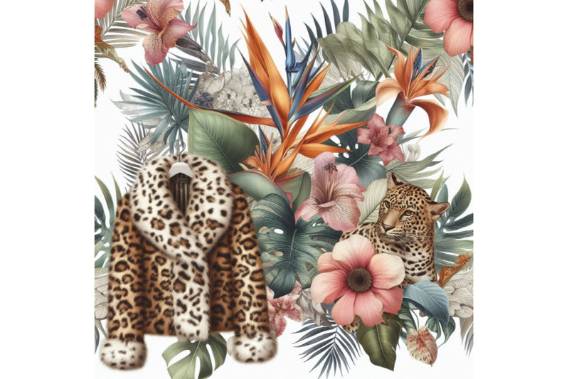 summer-botanical-seamless-pattern-tropical-leaves-leopard-fur