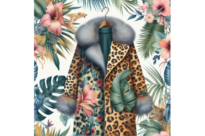 summer-botanical-seamless-pattern-tropical-leaves-leopard-fur