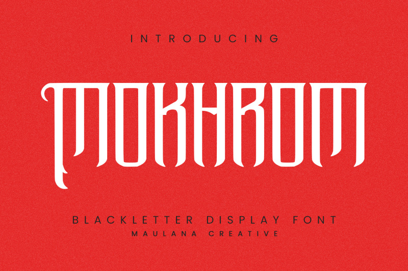 mokhrom-blackletter-horror-display-font