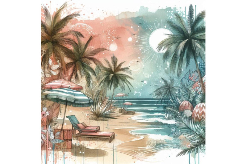 abstract-summer-beach-background-art-illustr