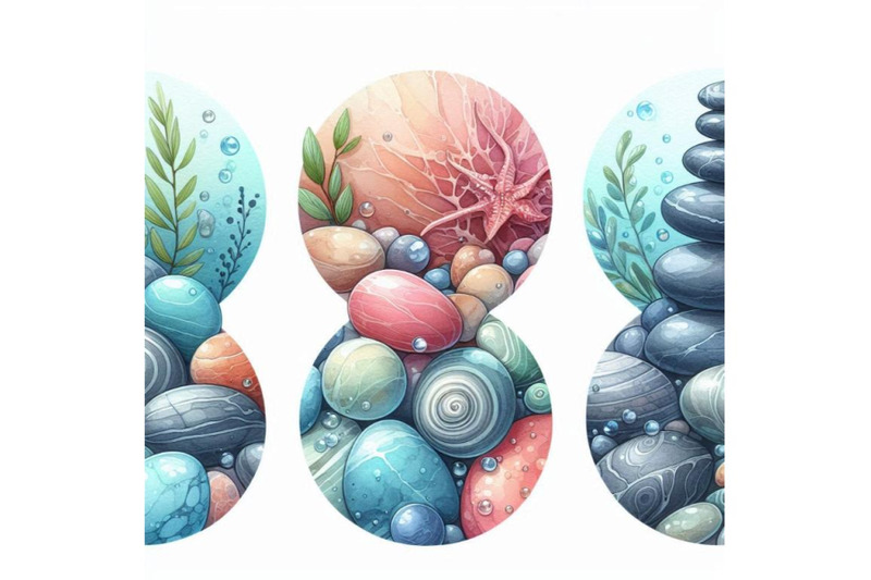 watercolor-stones