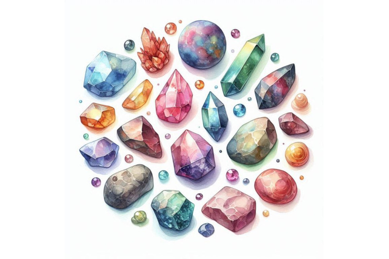 watercolor-stones