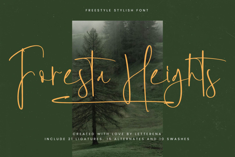 foresta-heights-freestyle-stylish-font