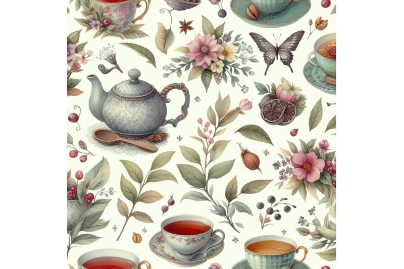 watercolor-tea-seamless-pattern