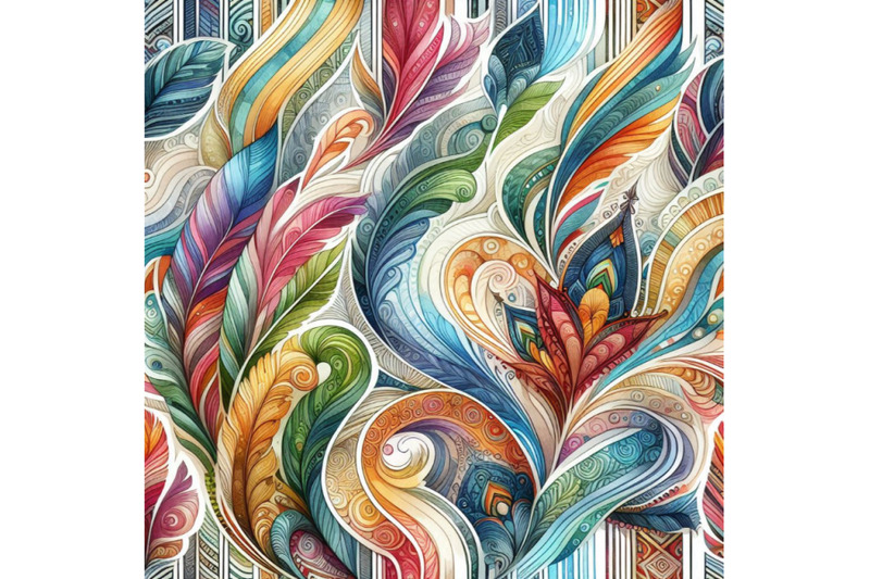 watercolor-textured-colorful-stripes-seamless-pattern