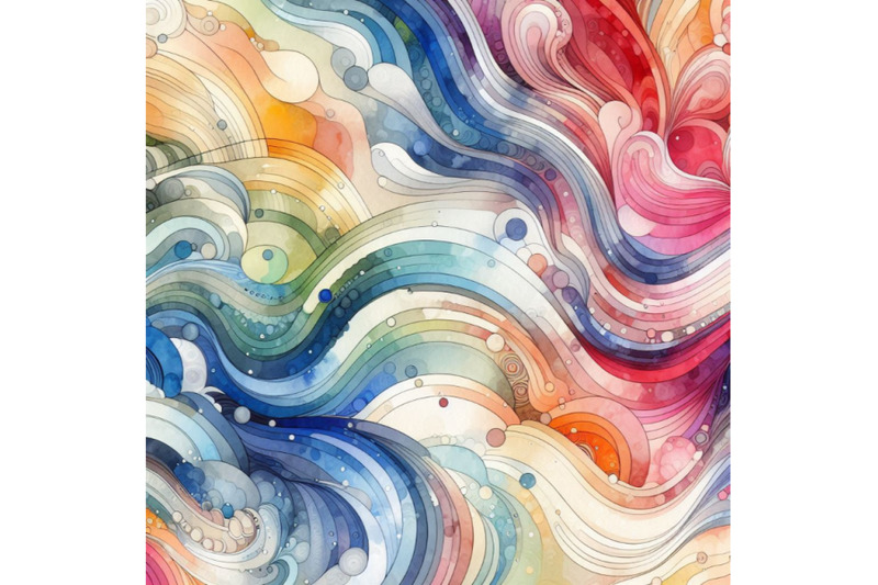 watercolor-striped-abstract-background