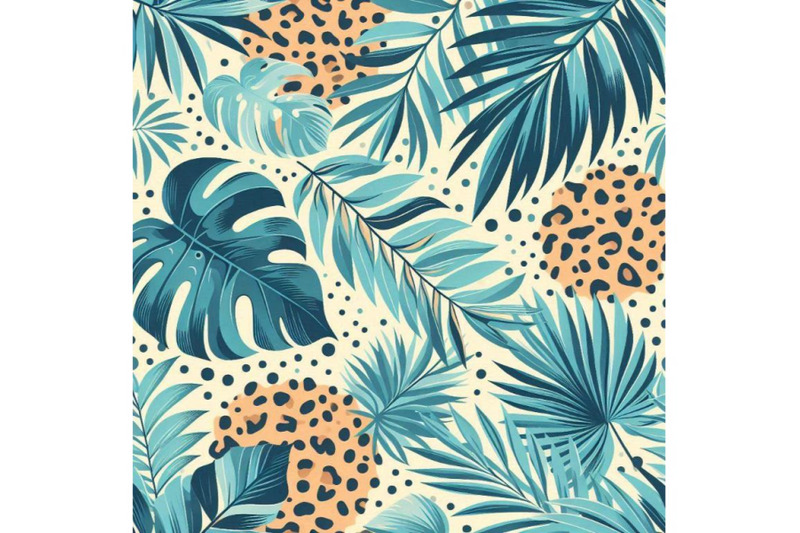 cool-tropical-leaves-and-cartoon-leopard-camo