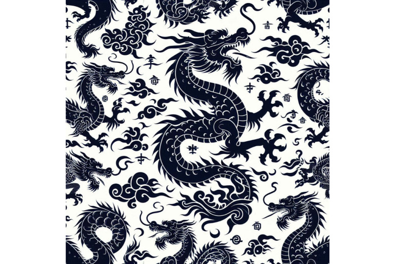 chinese-dragon-seamless-pattern-asian-dragon-illustration