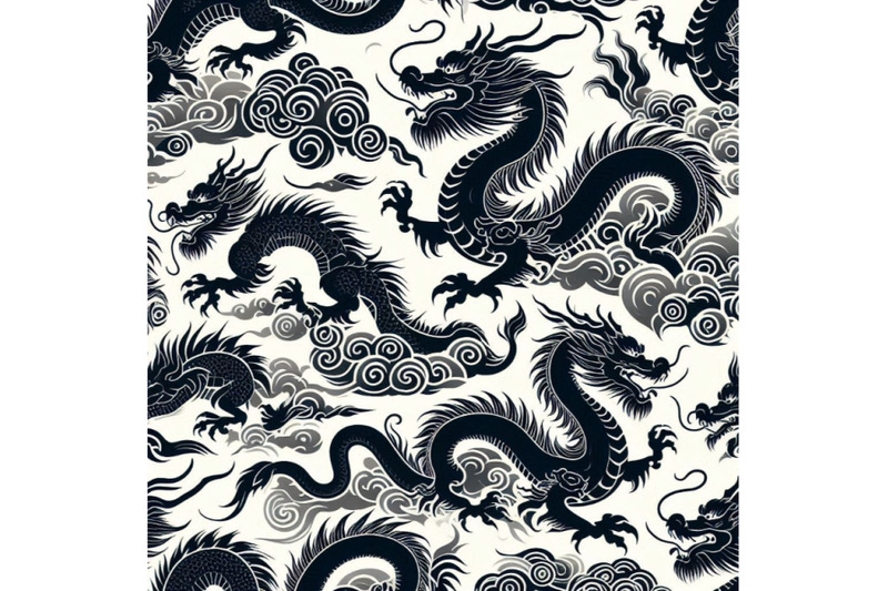 chinese-dragon-seamless-pattern-asian-dragon-illustration