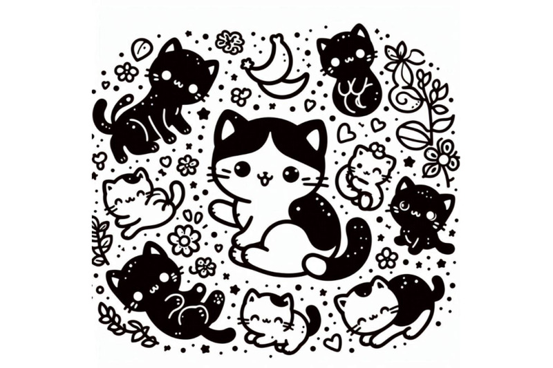 cute-baby-cats-cartoon-hand-drawn-style-for-printing-card-t-shi