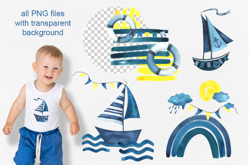 nautical-children-039-s-clip-art-watercolor