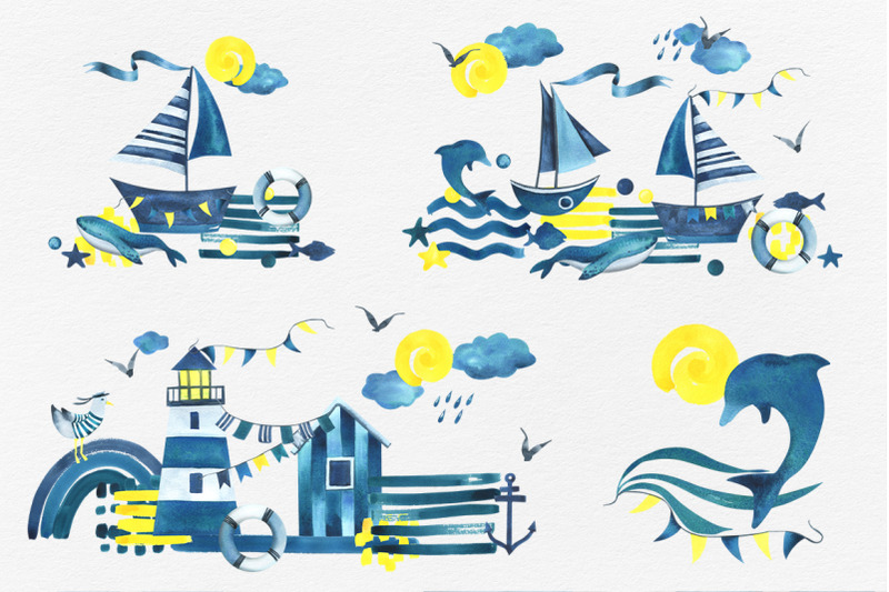 nautical-children-039-s-clip-art-watercolor