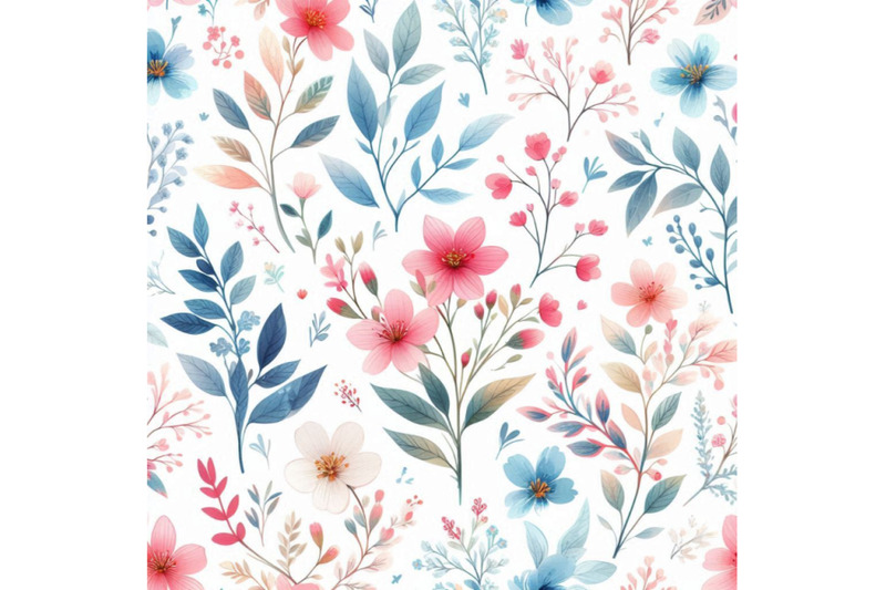 cute-watercolor-floral-seamless-floral-surface-pattern-with-pin