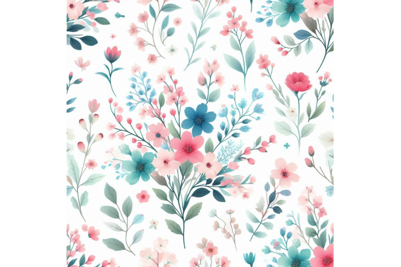 cute-watercolor-floral-seamless-floral-surface-pattern-with-pin