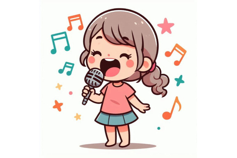 happy-cute-kid-girl-sing-a-song