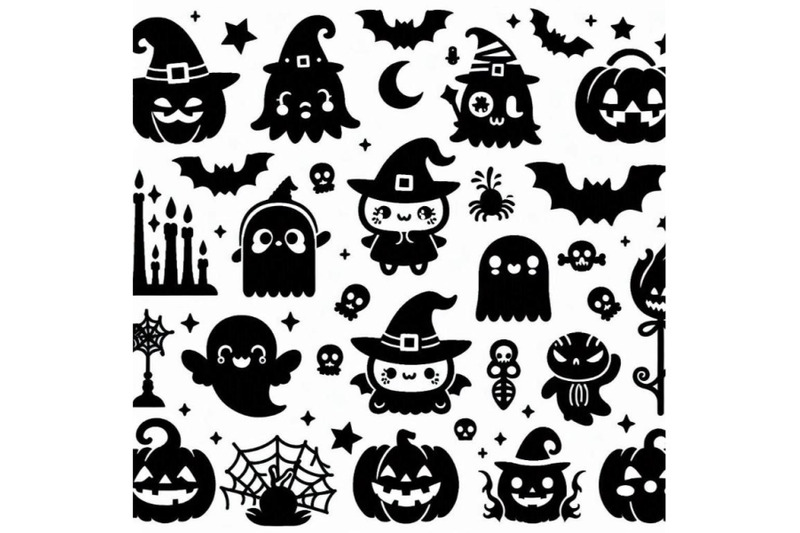 kawaii-cute-halloween-clipart-set