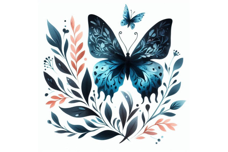 watercolor-butterflies-isolated-on-white-background