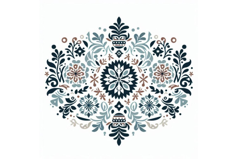 watercolor-ornament-with-nordic-traditional-elements