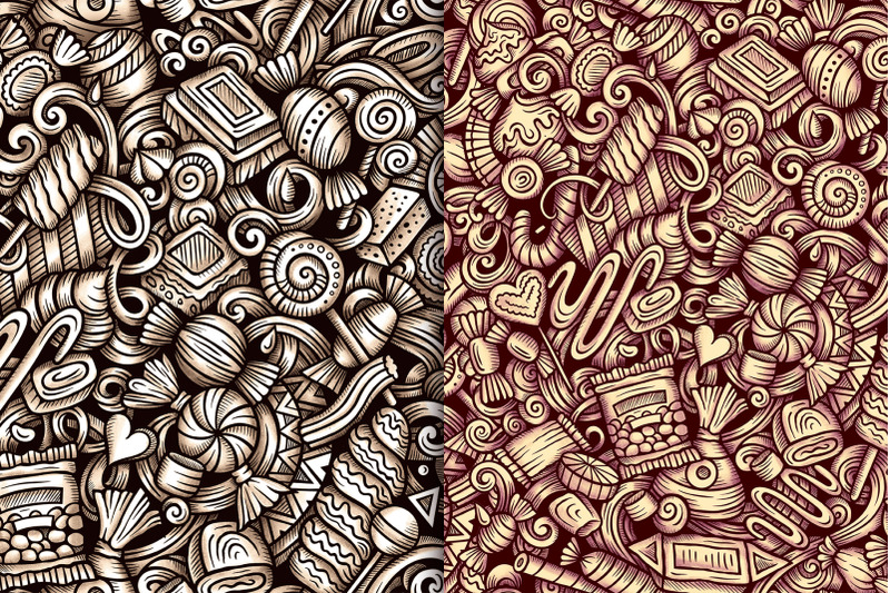 set-of-5-graphics-candies-seamless-patterns