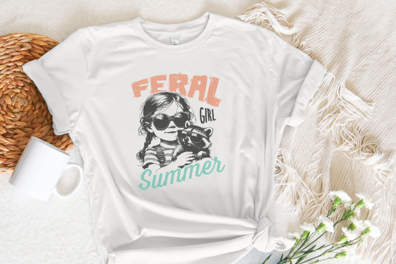 feral-girl-summer-png-funny-raccoon-design-summer-shirt-design-retro-summer-png-beach-shirt-design-trendy-png-funny-summer-png