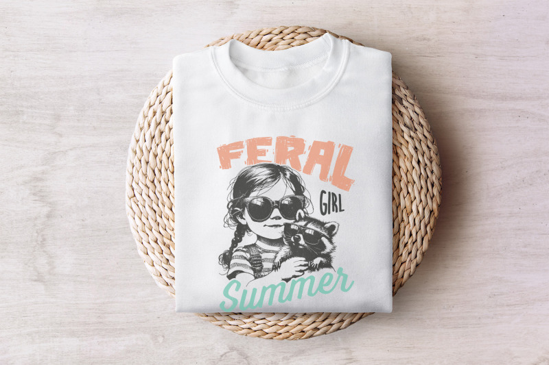 feral-girl-summer-png-funny-raccoon-design-summer-shirt-design-retro-summer-png-beach-shirt-design-trendy-png-funny-summer-png