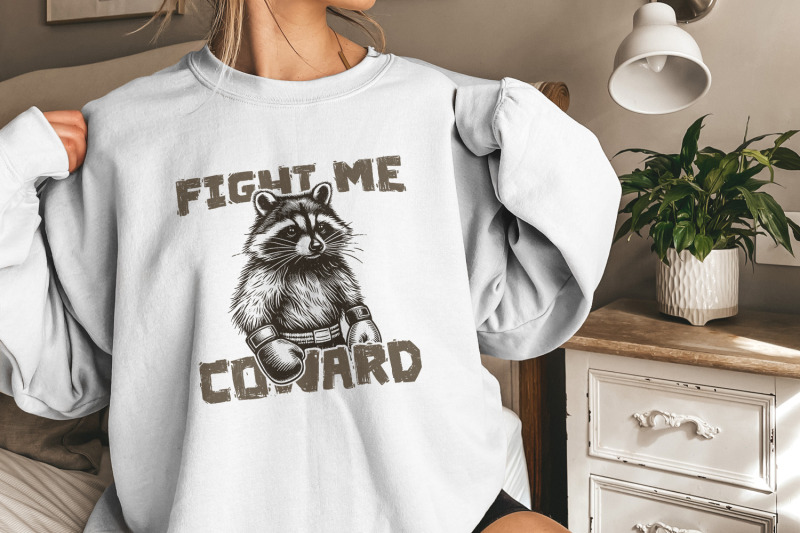 fight-me-coward-png-funny-racoon-png-digital-download-meme-diy-shirt-raccoon-lover-sarcasm-png-vintage-meme-funny-quote-retro-design