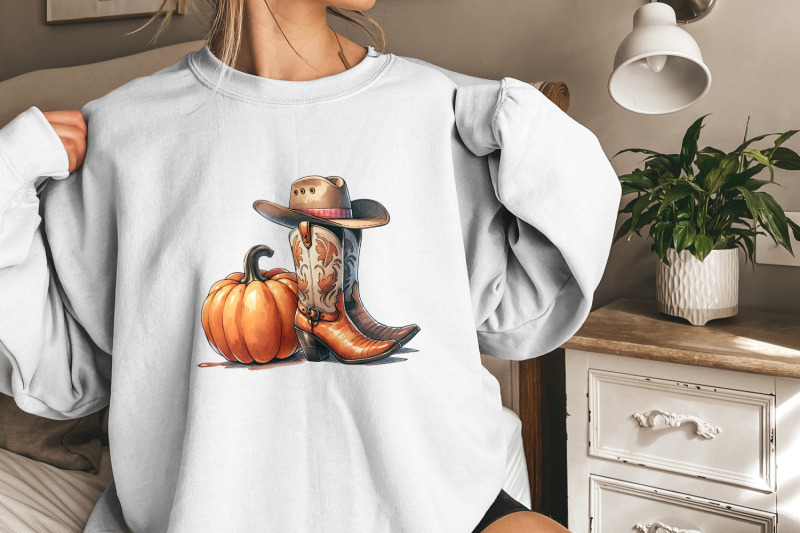 howdy-pumpkin-png-halloween-png-western-pumpkin-png-fall-vibes-png-spooky-season-png-retro-halloween-design-cowgirl-png