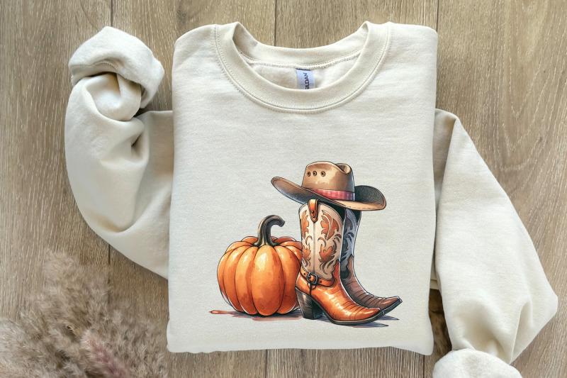 howdy-pumpkin-png-halloween-png-western-pumpkin-png-fall-vibes-png-spooky-season-png-retro-halloween-design-cowgirl-png